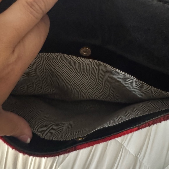 Jen and co Plaid Black and Red Women's Bag - Picture 2 of 5